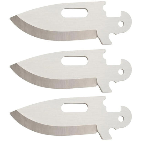 Cold Steel 2-1/2" Drop Point Click-N-Cut Knife Replacement Blades 3pk