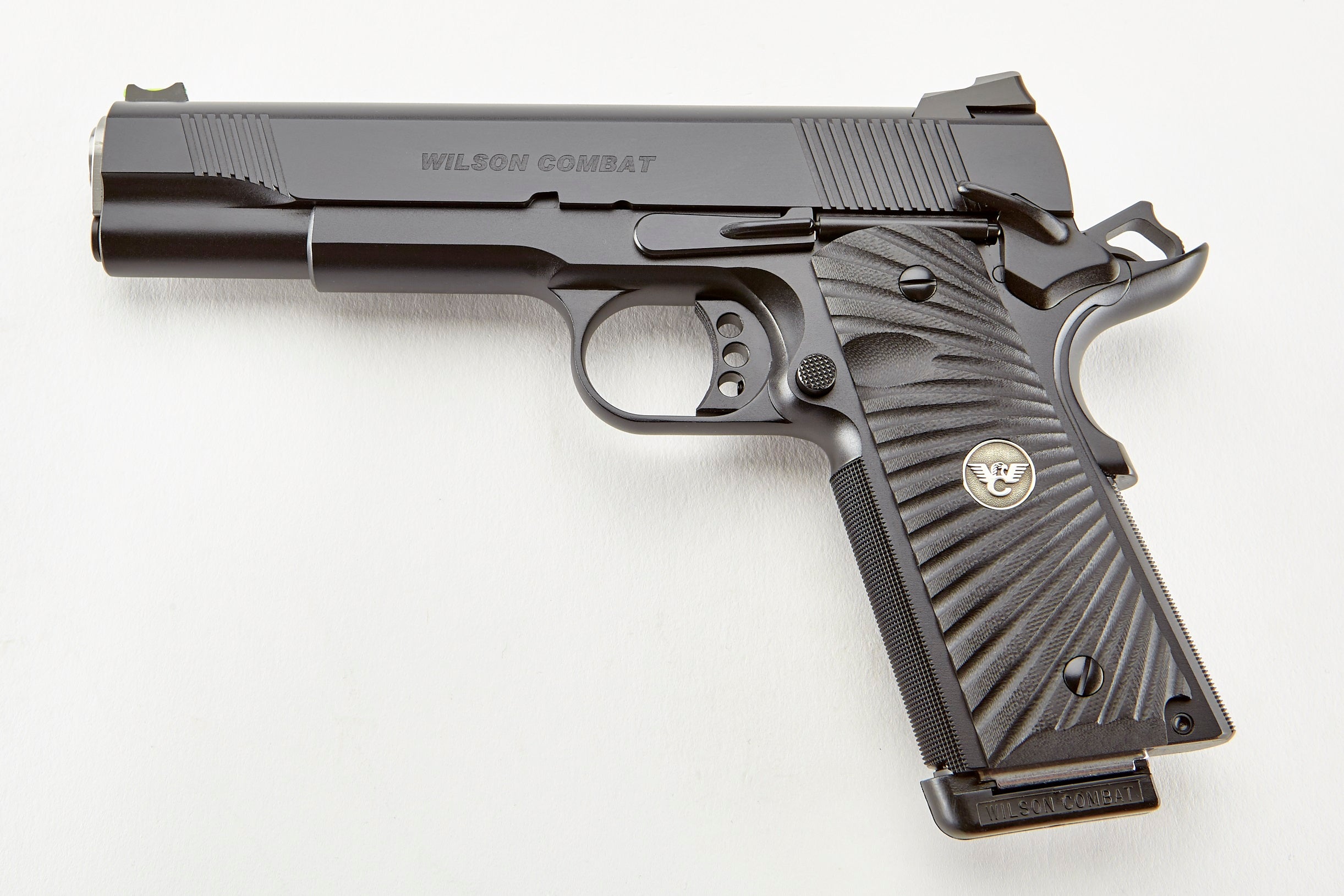 Wilson Combat CQBFS45 CQB 45 ACP 8+1 5" Full Size Carbon Steel Slide G10 Starburst Grip
