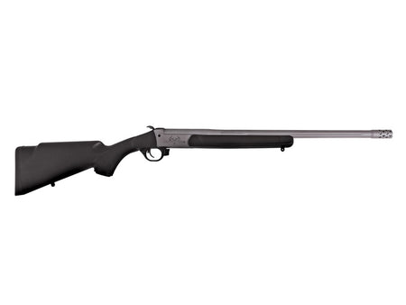 Traditions CR361130T Outfitter G3 360 Buckhammer 22" Tungsten Cerakote Chrome Lined Steel/ Target Crown Barrel, Tungsten Cerakote Drilled & Tapped Receiver, Adj Cheek Piece & LOP Black Synthetic Stock