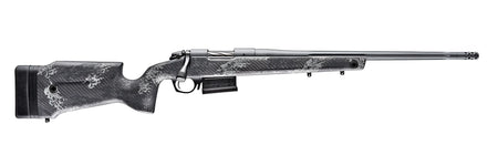 Bergara Rifles B14S751 B-14 Crest 308 Win 3+1 20" Fluted/Threaded, Sniper Gray Cerakote Barrel/Rec, Monte Carlo Carbon Fiber Stock with Black & Gray Splatter, Omni Muzzle Brake