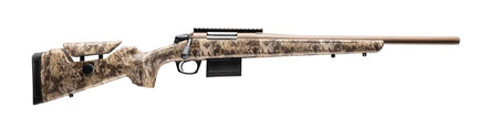 CVA CR4059 Cascade Varmint Hunter 6.5 Creedmoor 10+1 20" Flat Dark Earth Cerakote Threaded Barrel & Receiver w/Picatinny Rail, Krytek Highlander Adj Comb & LOP Synthetic Stock