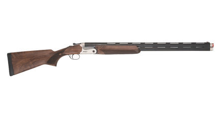 TriStar 33178 Cypher X 410 Gauge Break Open 3" 2rd 28" Blued Over/Under Vent Rib Barrel, Stainless Aluminum Receiver, Fixed Turkish Walnut Stock