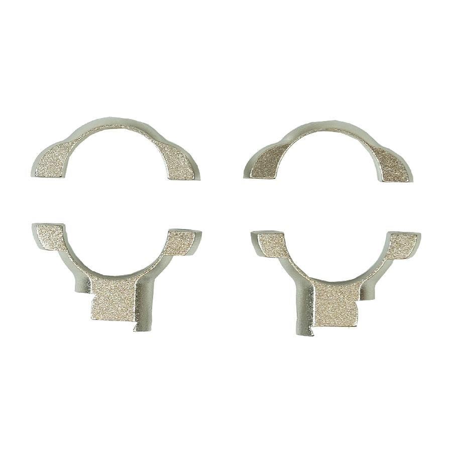 Weaver Grand Slam 1-Inch High Nickel Rimfire Scope Rings for .22 Cal Ruger Style