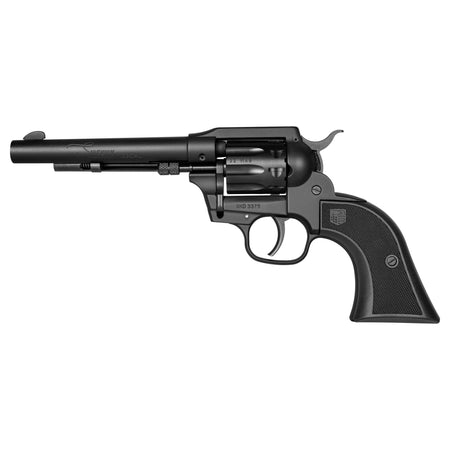 Diamondback DB053CA001 Sidekick 22 LR/22 Mag 9 Shot, 5.50" Black Cerakote Steel Barrel & Cylinder, Black Cerakote Zinc Alloy Frame, Black Checkered GFN Grip, Exposed Hammer, Hammer Safety