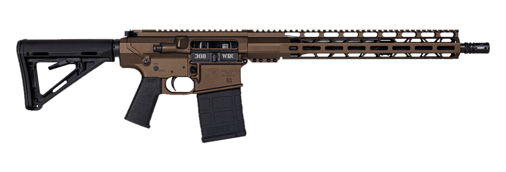 Diamondback DB1018C071 DB10 308 Win 16" 20+1 Midnight Bronze Magpul MOE Carbine Stock Black Magpul MOE-K Grip 15" M-Lok