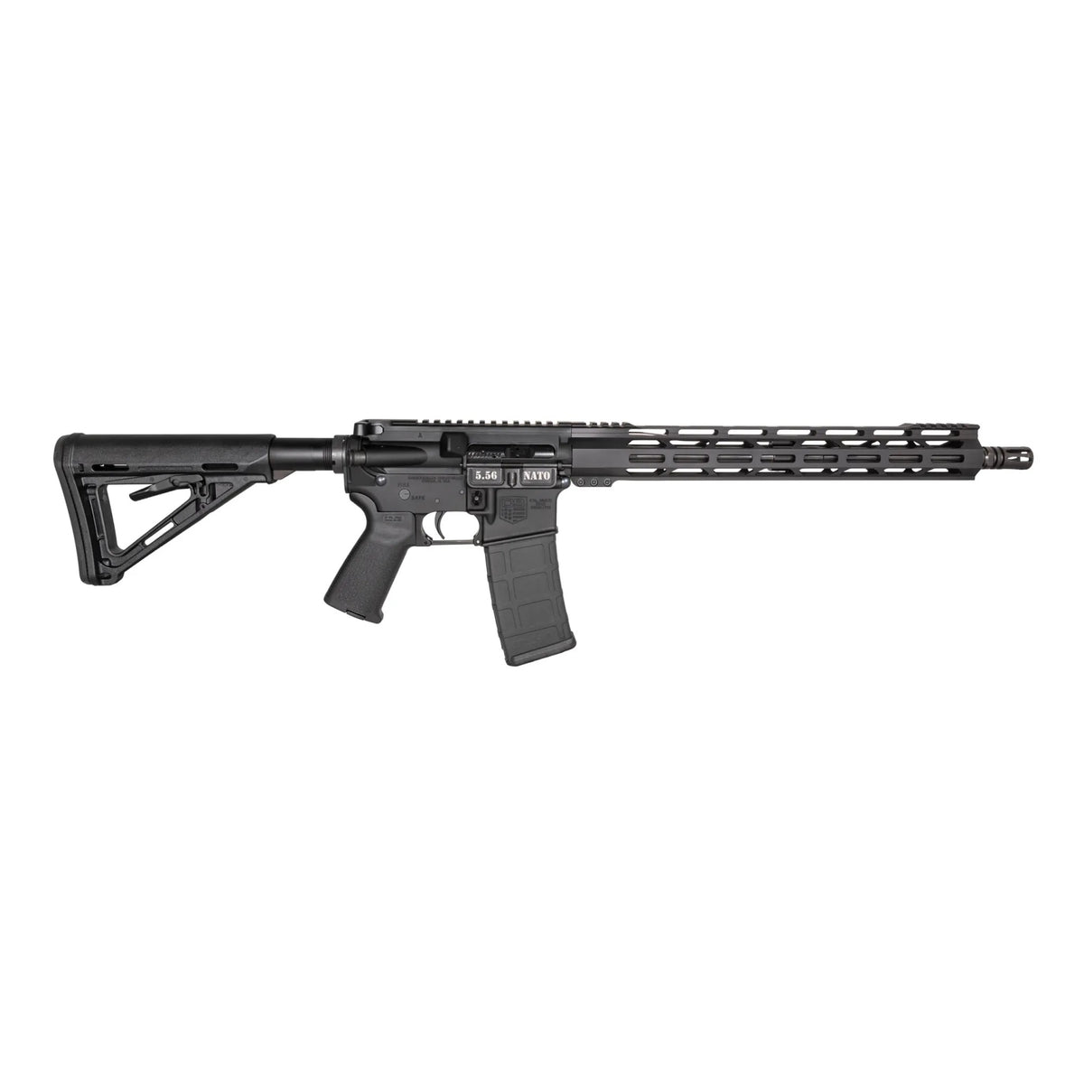 Diamondback DB1717K005 DB15 5.56x45mm NATO 30+1 16", Black, Magpul Carbine Stock & MOE Grip, 15" M-Lok Handgaurd