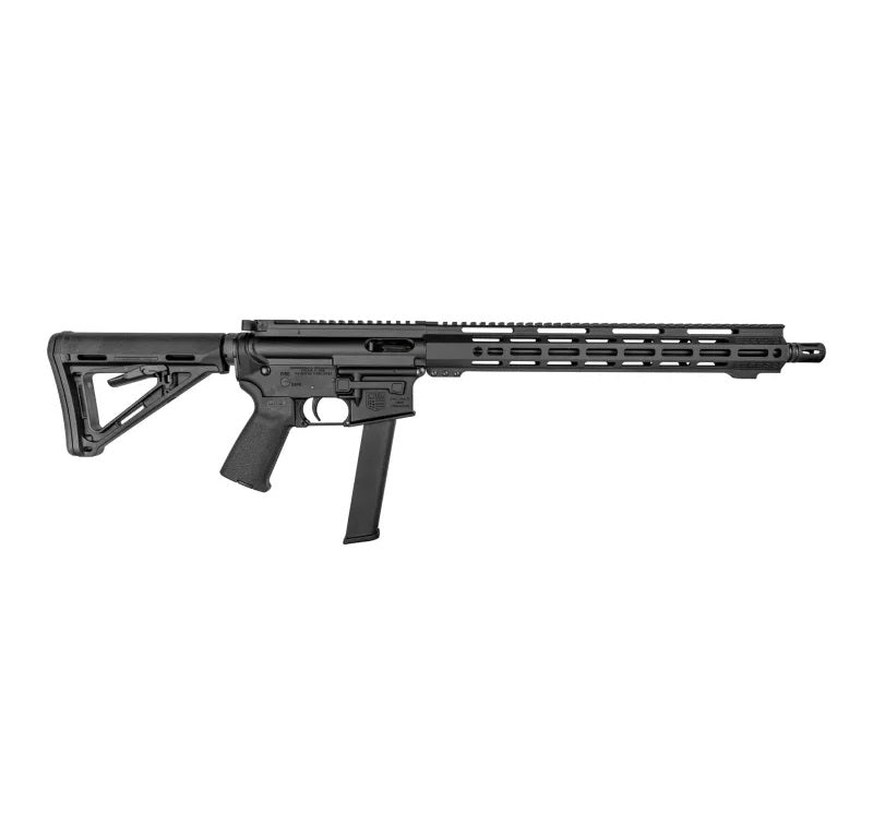 Diamondback DB1418P001 DB15 9mm Luger 32+1 16", Black, Carbon Lower, Magpul MOE Stock, Magpul K2 Grip, Flash Hider