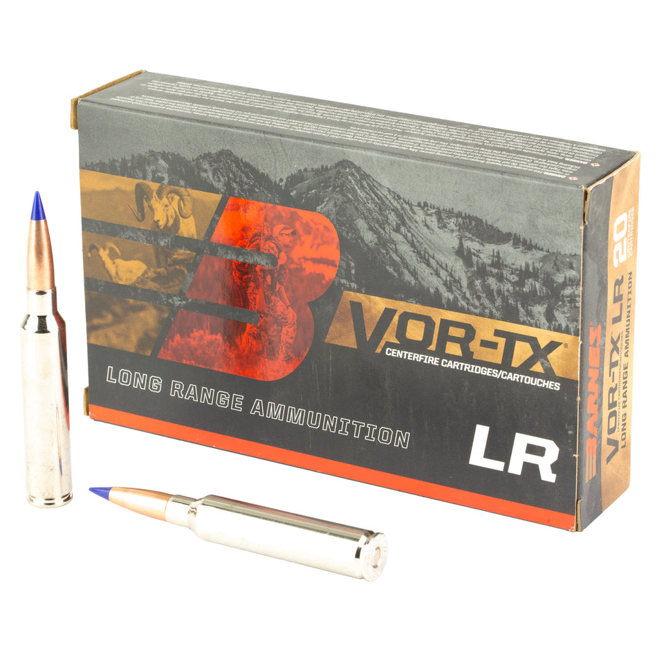 Barnes VOR-TX Long Range LRX Boat Tail 127 Grain 6.5mm Creedmoor 2850 fps 716876165124