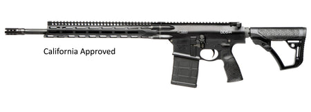 Daniel Defense 0215822207055 DD5 V4 *CA Compliant 6.5 Creedmoor 18" 10+1 Black Hard Coat Anodized 6 Position w/SoftTouch Overmolding Stock MLOK