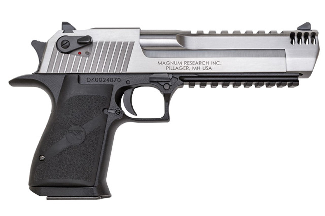Magnum Research DE357ASIMB Desert Eagle Mark XIX L6 357 Mag 6" 9+1 Black Hardcoat Anodized Aluminum Frame Stainless Steel Slide Black Polymer Grip