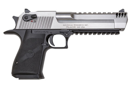 Magnum Research DE357ASIMB Desert Eagle Mark XIX L6 357 Mag 6" 9+1 Black Hardcoat Anodized Aluminum Frame Stainless Steel Slide Black Polymer Grip