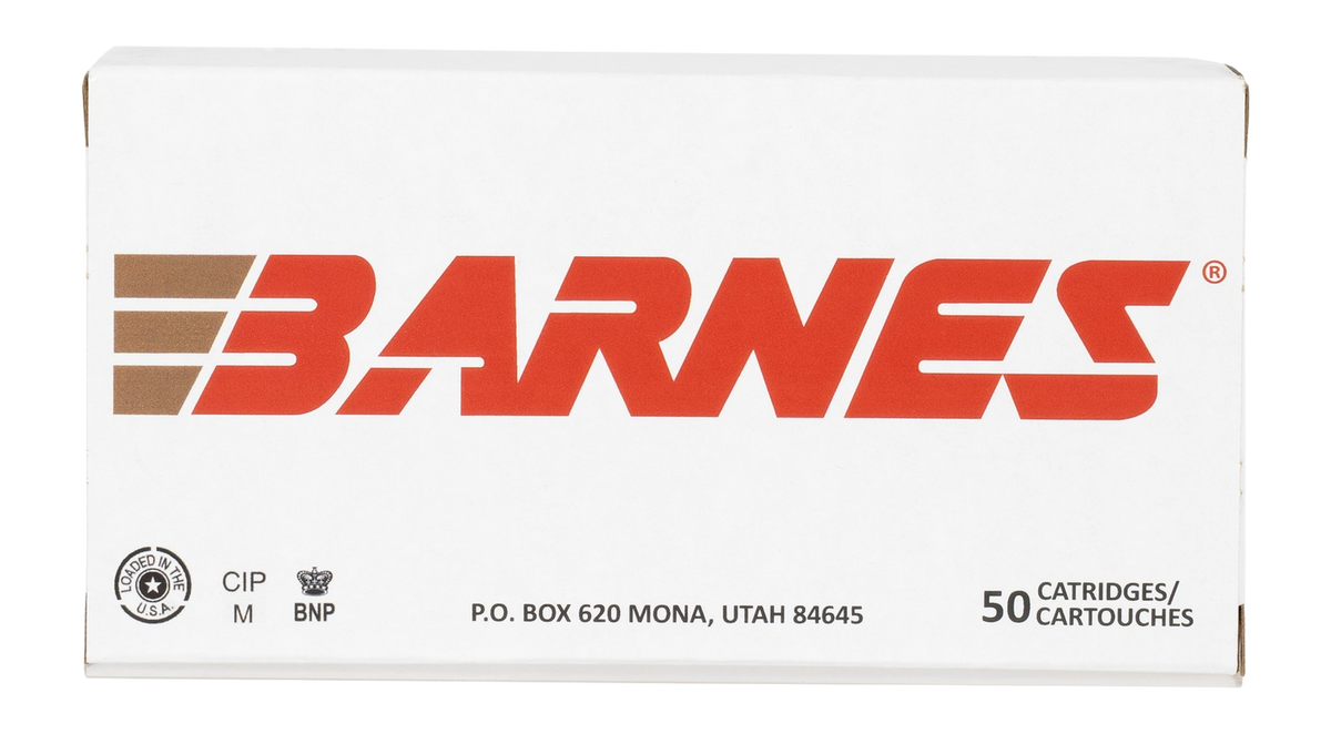 Barnes Bullets 32521 9mm Luger 115gr Sierra Jacketed Hollow Point 50 Per Box/10 Case