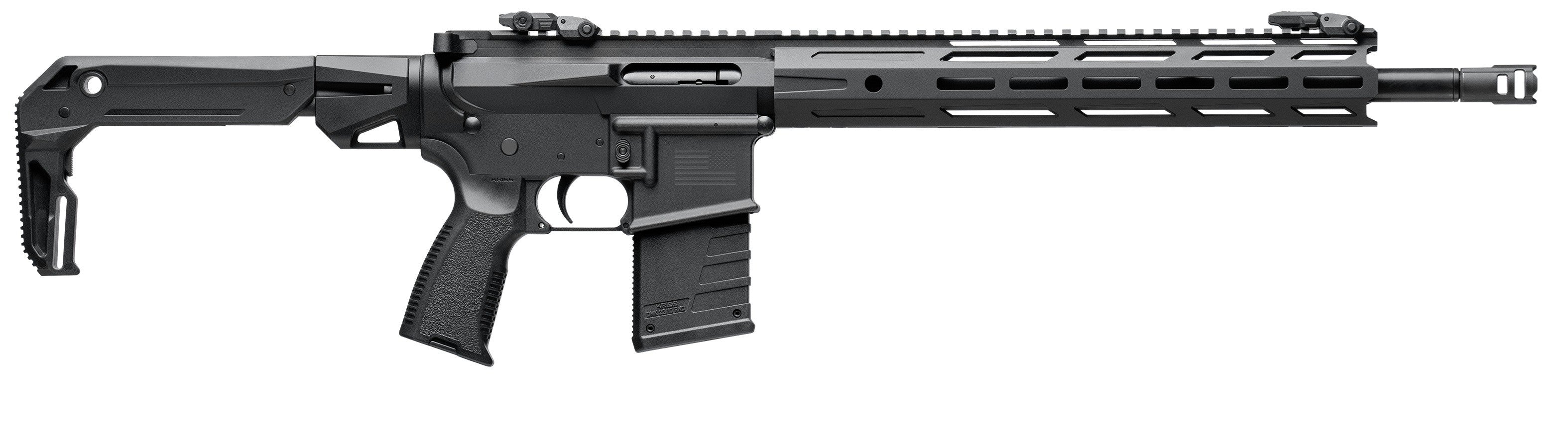 Kriss USA DM22C26BL10 DMK22C 22 LR 10+1 16.50" Black Threaded Barrel, Receiver w/Picatinny Rail, M-LOK Handguard, Black Adjustable Stock, Black Polymer Grip