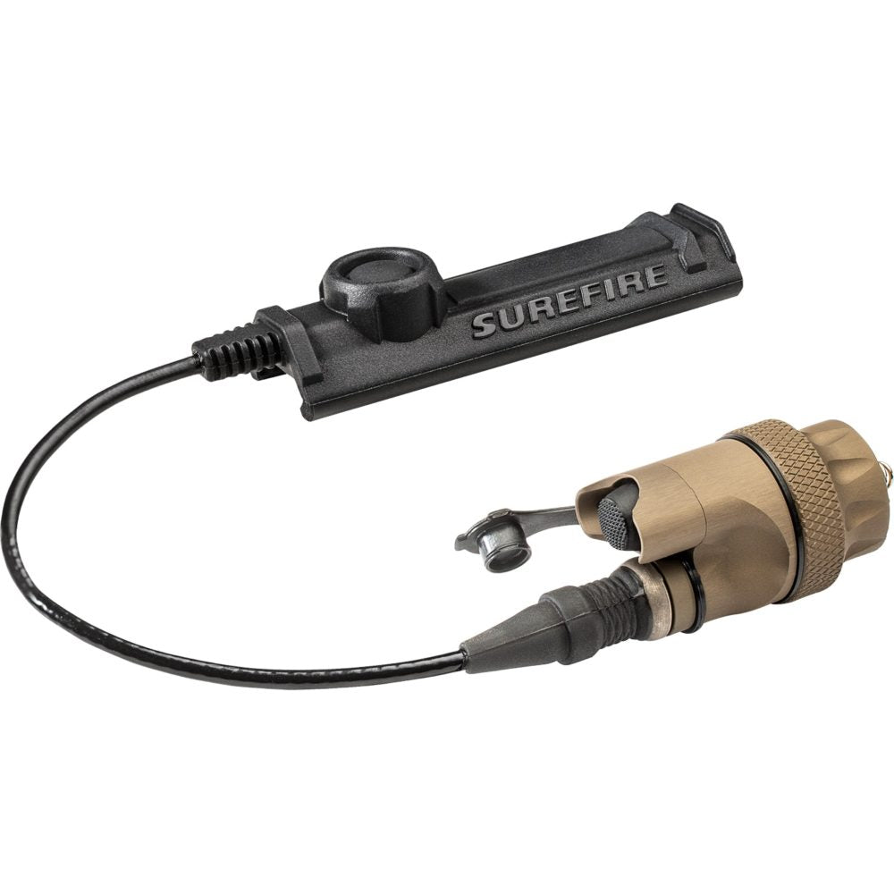 Surefire DS-SR07-TN Tan Waterproof Dual Switch Assembly with 7-Inch Remote Tape Switch for Scout Light