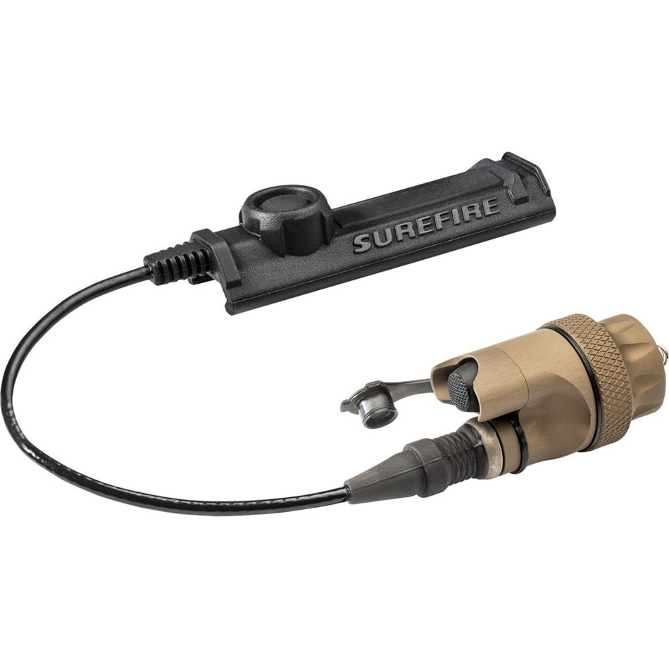 Surefire DS-SR07-TN Tan Waterproof Dual Switch Assembly with 7-Inch Remote Tape Switch for Scout Light