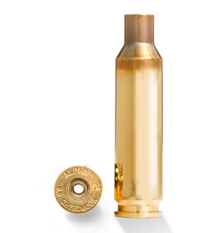 Alpha Munitions .25 Creedmoor SRP Unprimed Brass Cartridge Cases 100-Count