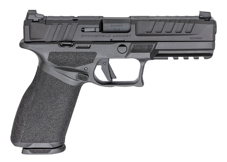 Springfield Armory EC9459BLCU Echelon 9mm Luger 10+1 4.50" Black Melonite Steel Barrel & Optic Ready/Serrated Steel Slide, Black Polymer Frame w/Picatinny Rail, Textured Grip