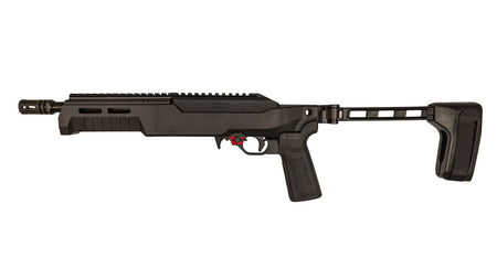 Franklin Armory 0230000BLK F22 22 LR 10+1 8" Black Threaded Barrel, Black Aluminum Receiver w/Picatinny Rail, SB Tactical 1913 Brace