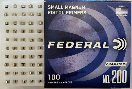 Federal #200 Small Pistol Magnum Primers - 1,000ct
