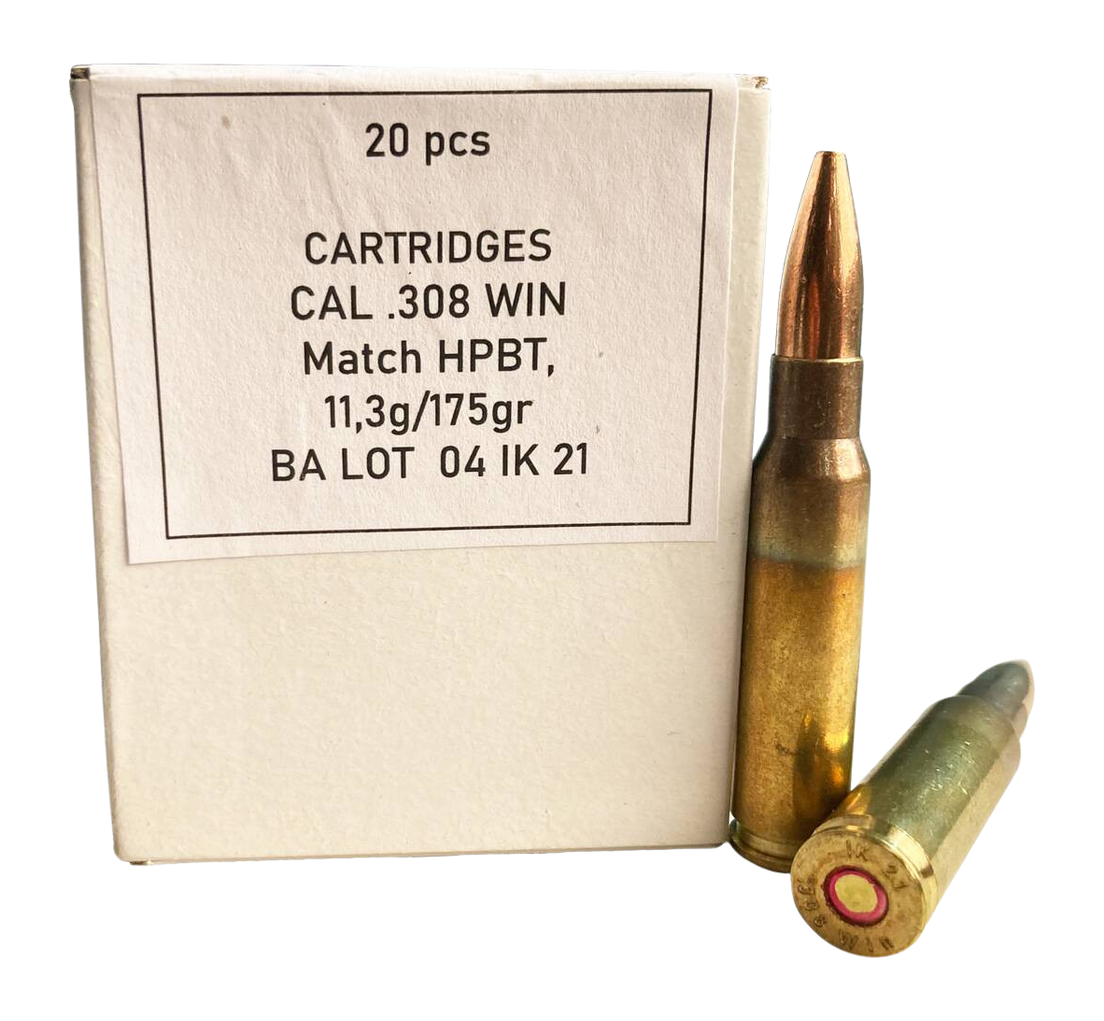 Igman .308 Winchester Sierra Match king Boat Tail Hollow Point(BTHP) 175Gr