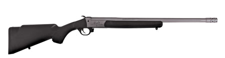 Traditions CR451130T Outfitter G3 Full Size 450 Bushmaster 1rd 22" Stainless Cerakote Fluted Threaded Barrel, Drilled & Tapped Steel Receiver, Fixed Black Synthetic Stock, Right Hand