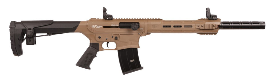 Gforce Arms GF2512FDE GF25 12 Gauge Semi-Auto 3" 5+1 20" Flat Dark Earth Cerakote Threaded Barrel Flat Dark Earth Cerakote Receiver, Black Synthetic Stock