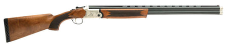 Gforce Arms GF51228 GF5 Filthy Pheasant Full Size 12 Gauge Break Open 3" 2rd 28" Black Over/Under Vent Rib Barrel, Nickel Plated Aluminum Receiver, Fixed Turkish Walnut Stock, 5 Chokes