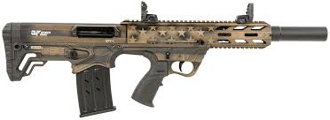 Gforce Arms GFY1USBNZ GFY-1 12 Gauge Semi-Auto 3" 5+1 18.50" Black Threaded Barrel, American Flag Burnt Bronze Aluminum Receiver, Picatinny Rail Bronze Bullpup Polymer Stock, Polymer Grip