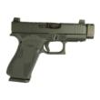 Glock 43X MOS Black Cerakote Custom Stipple Handgun 9mm Luger 10rd Magazines(2) 3.4" Barrel Accessory Rail USA Made Suppressor High Sights