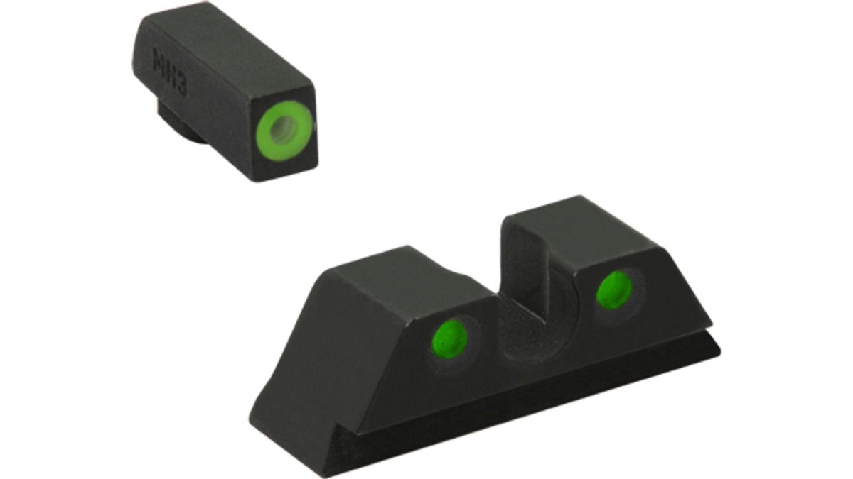 Meprolight ML41231 Hyper-Bright Green Front/Green Rear Sight Set Kimber DASA Revolvers