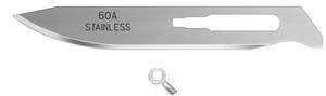 Havalon Piranta #60A SS Replacement Blades 2-3/4" Box of 12