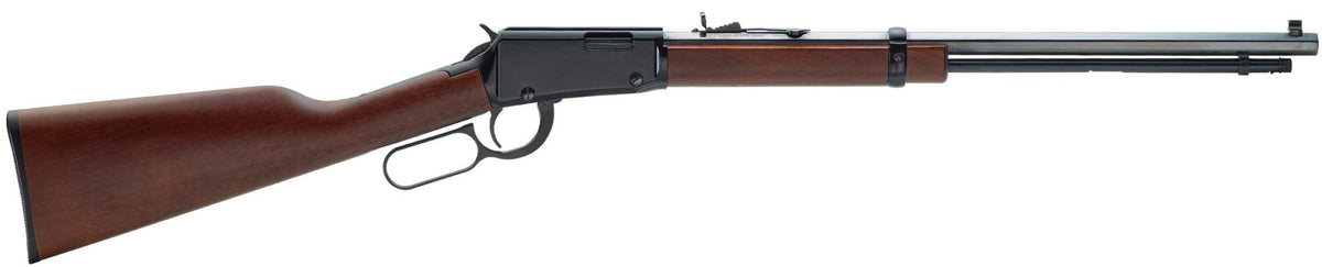 Henry H001T17H Frontier 17 HMR 13+1 20" Blued Octagon Barrel, Black Aluminum Receiver, American Walnut Straight Grip Stock