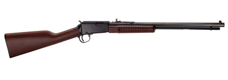 Henry H003TM Pump 22 WMR Caliber with 12+1 Capacity, 20.50" Octagon Barrel, Black Metal Finish & American Walnut Stock Right Hand (Full Size)