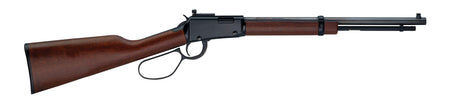 Henry H001TRP22 Tracker Carbine 22 S/L/LR 13/14/18+1 16.50" Blued Octagon Barrel, Black Aluminum Grooved Receiver, American Walnut Straight Grip Stock