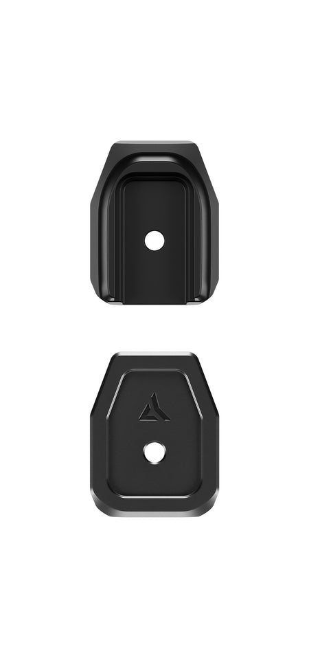 Black Magazine Base Pad 2-Pack for Glock 17 34 45 47