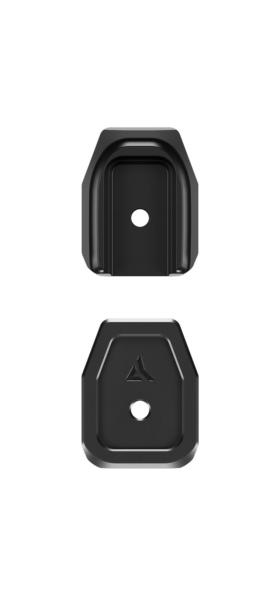 Black Magazine Base Pad 2-Pack for Glock 19 23 44 49