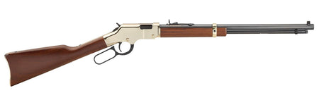 Henry H004 Golden Boy 22 LR Caliber with 16 LR/21 Short Capacity, 20" Octagon Barrel, Brasslite Metal Finish & American Walnut Stock Right Hand