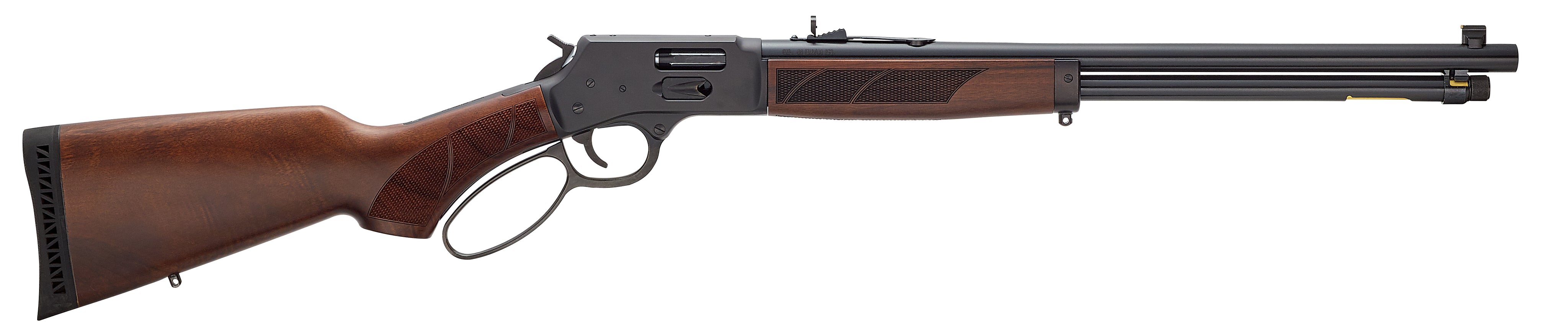 Henry H012PG44M Provider 44 Mag/44 Special 10+1 20" Blued Round Barrel, Blued Steel Drilled & Tapped Receiver, American Walnut Fixed w/Pistol Grip Stock