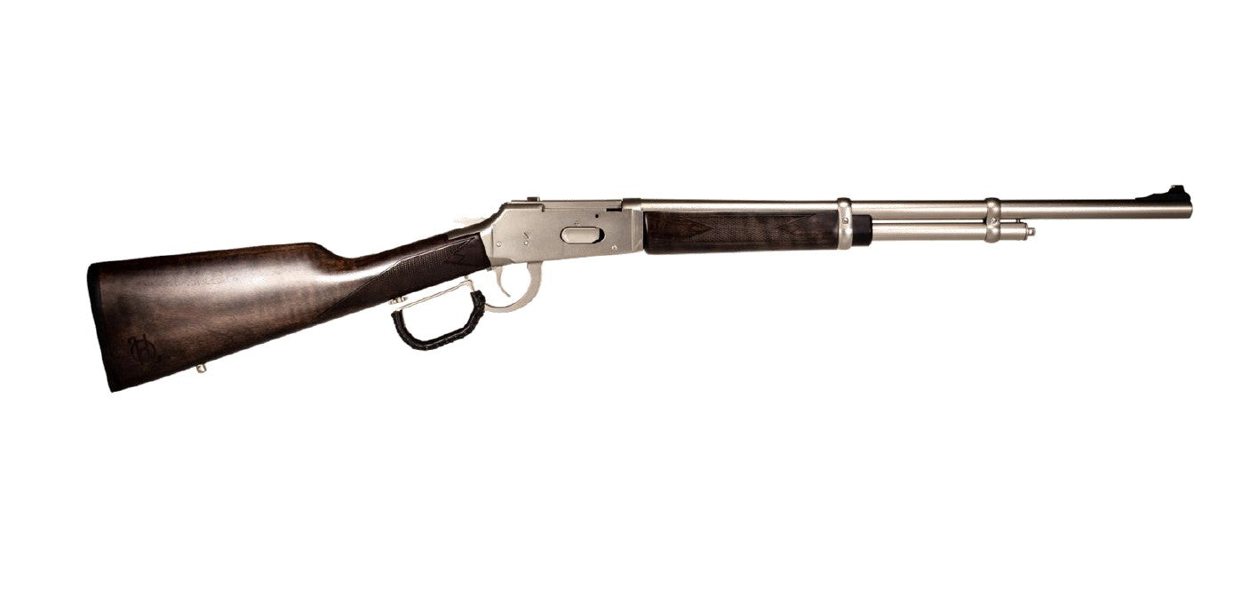 Heritage Mfg RS41020NI Range Side 410 Gauge 5+1 20" Nickel Steel Barrel, Nickel Receiver, Turkish Walnut Fixed Wood Stock