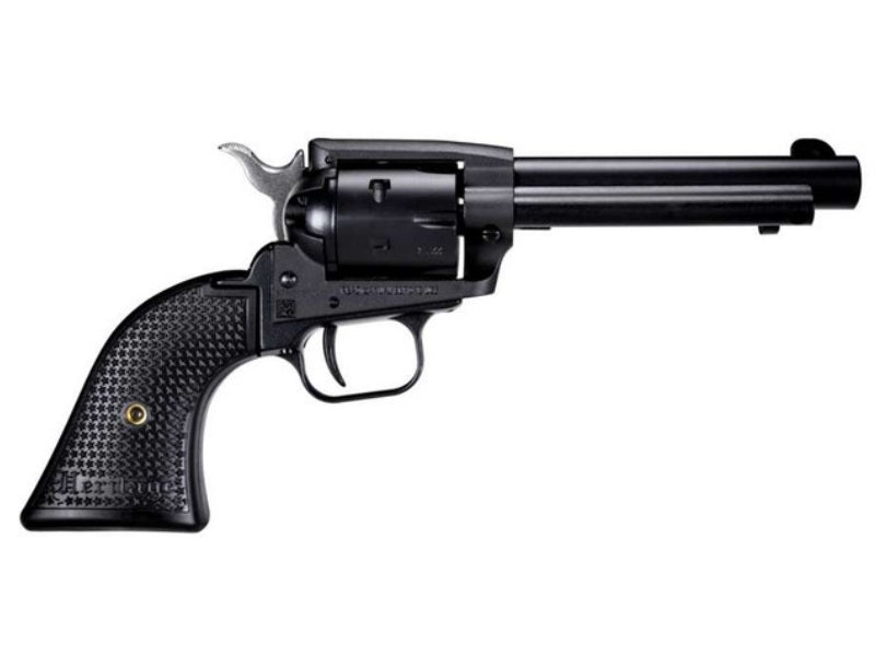 Heritage Mfg SRR22BS6PG Rough Rider 22 LR 6 Shot, 6.50" Black Satin Steel Barrel, Frame & Cylinder, Black Star Polymer Grip, Manual Thumb Safety, Exposed Hammer