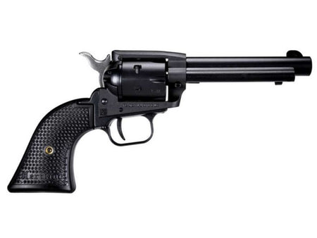 Heritage Mfg SRR22BS6PG Rough Rider 22 LR 6 Shot, 6.50" Black Satin Steel Barrel, Frame & Cylinder, Black Star Polymer Grip, Manual Thumb Safety, Exposed Hammer