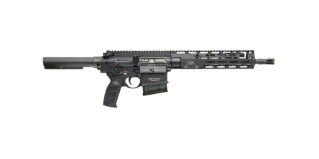 HK 81001053 MR762 A4 7.62x51mm 10+1 13" Threaded Barrel, M-LOK Handguard, Black Receiver w/Picatinny Rail, Black Pistol Tube, Black Ergonomic Grip