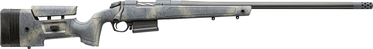 Bergara Rifles B14S382CF B-14 HMR Carbon Wilderness 6.5 Creedmoor 5+1 24" Carbon Fiber Wrapped Barrel, Woodland Camo Molded with Mini-Chassis Stock, Right Hand
