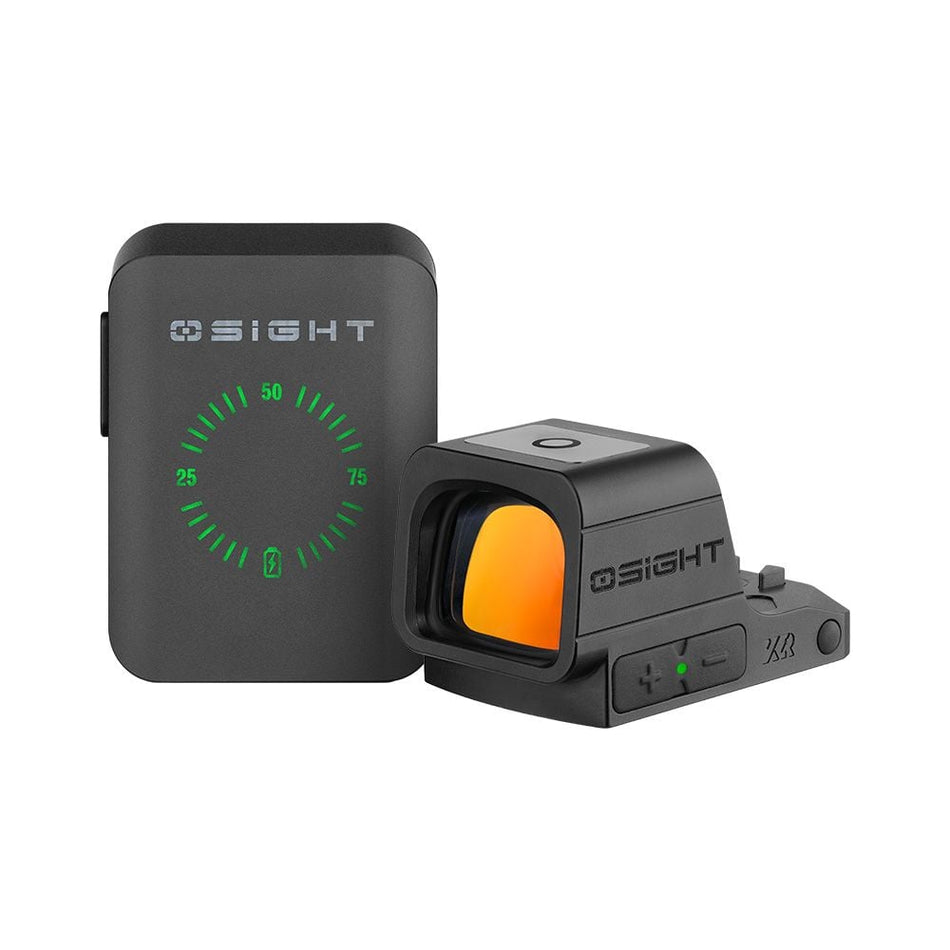 Osight XR Enclosed Emitter Red Dot Sight with RMR Footprint and Multi-Reticle System