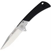 Remington EDC 4" Drop Point D2 Stainless Satin Folding Knife Black G10 Handle