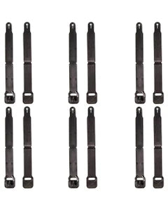 High Speed Gear CLIP Short Black Gear Attachment 6-Count Pack