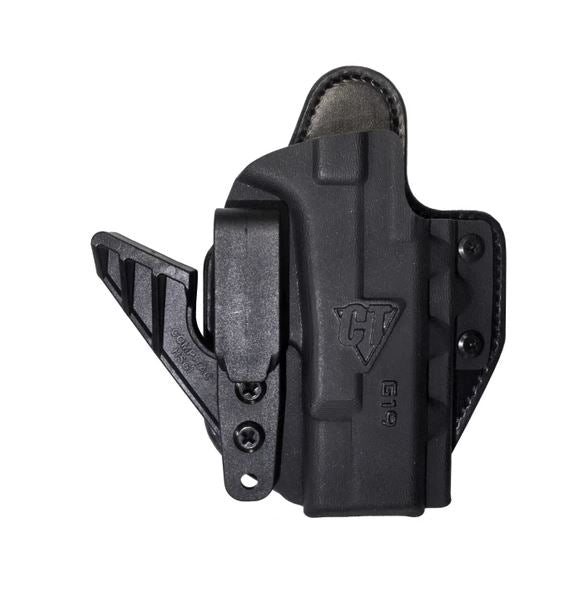 Comp-Tac EV2 Max Right-Hand Hybrid IWB Holster Glock 19 Gen 1 Through 4 Black
