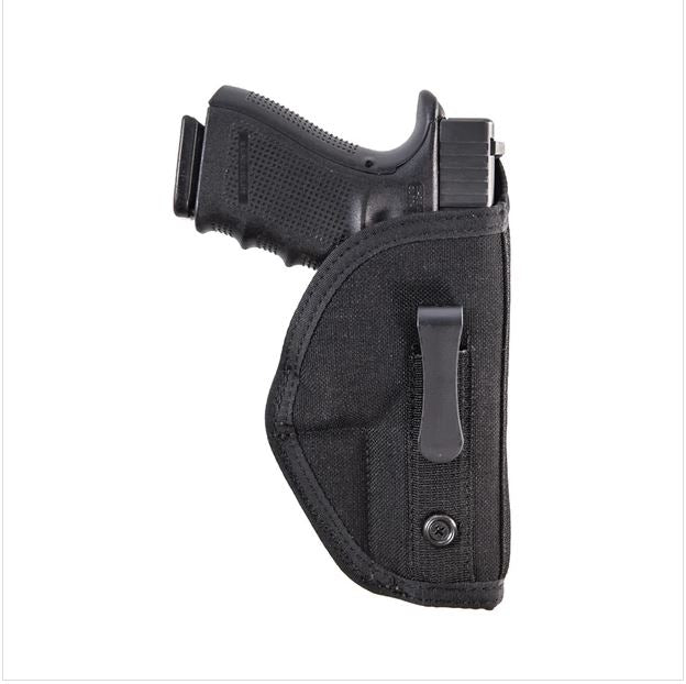 High Speed Gear Sure-Grip IWB Medium to Large Compact Holster with Belt Clip Right Hand Black