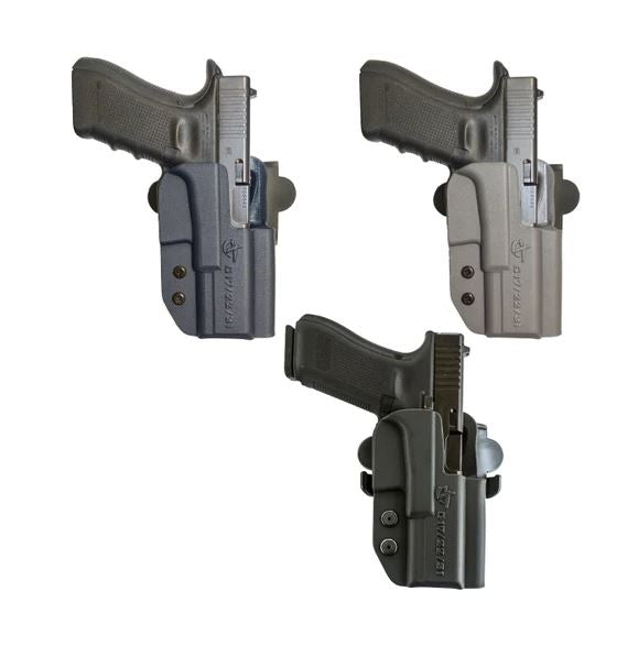 Comp-Tac International OWB Modular Mount Kydex Holster Glock 17 Gen 5 Right Hand Black
