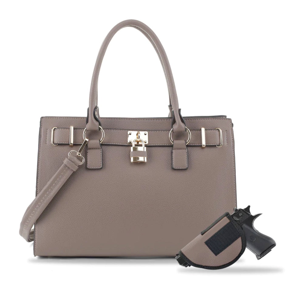 Jessie & James Dina Stone Concealed Carry Satchel 10x15x6